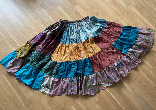 Boho patchwork rock reine - rock,
