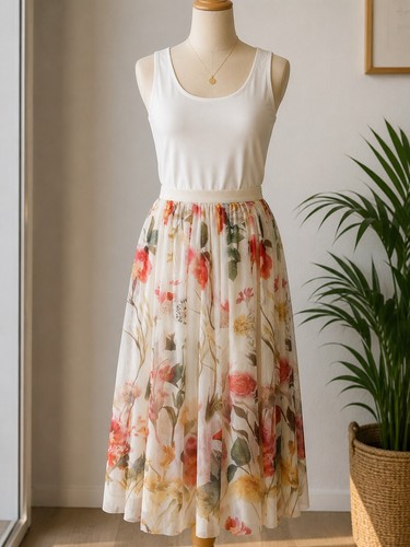 Langer romantischer midi - ,